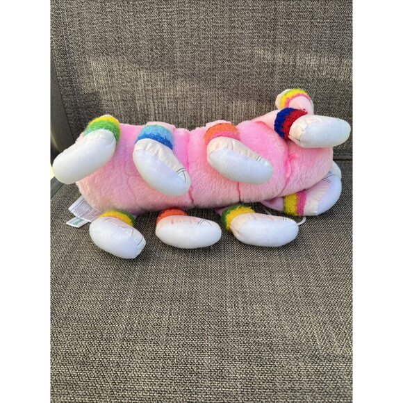 Vintage 1984 Lots-a-lots-a-leggggggs Pink Caterpillar 13” 10 Legs Plush READ - Picture 15 of 16